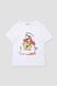 Футболка з коротким рукавом для хлопчика колір білий 92 ЦБ-00277097 фото 2