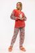 Жіноча піжама колір кораловий ЦБ-00200408 SKT000868441 фото 1