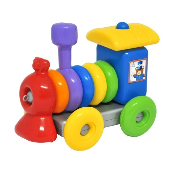 Іграшка розвиваюча "Funny train" колір різнокольоровий ЦБ-00155046 SKT000526934 фото