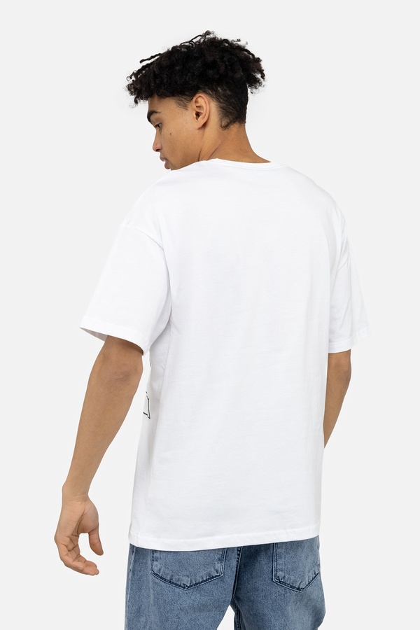 Чоловіча футболка 52 колір білий ЦБ-00245593 SKT000982114 фото