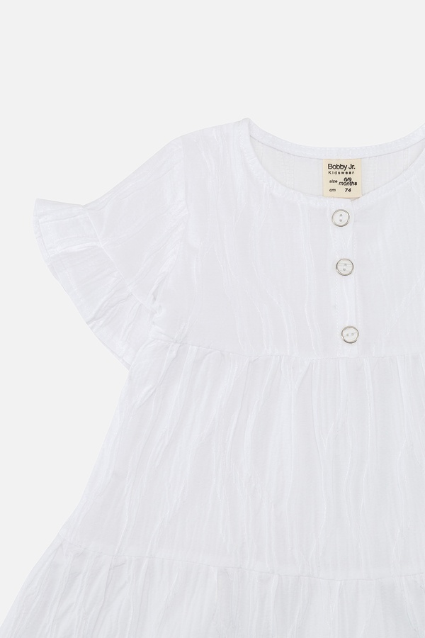 Сукня для дівчинки 74 колір білий ЦБ-00243495 SKT000968171 фото