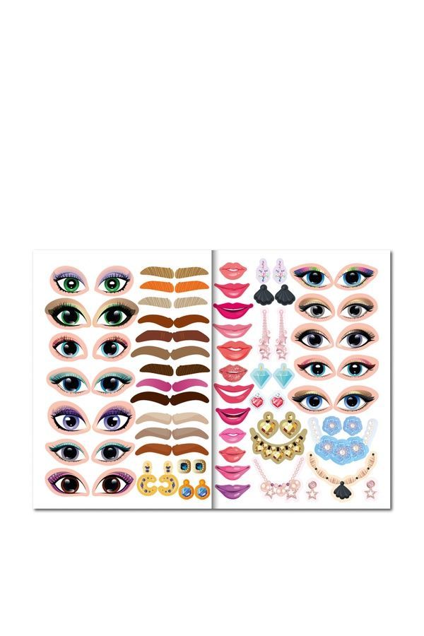 Издание для досуга серия "Студия красоты" книга с наклейками "Make up & Accessories" Апельсин РМ-76-01 ЦБ-00265031 фото