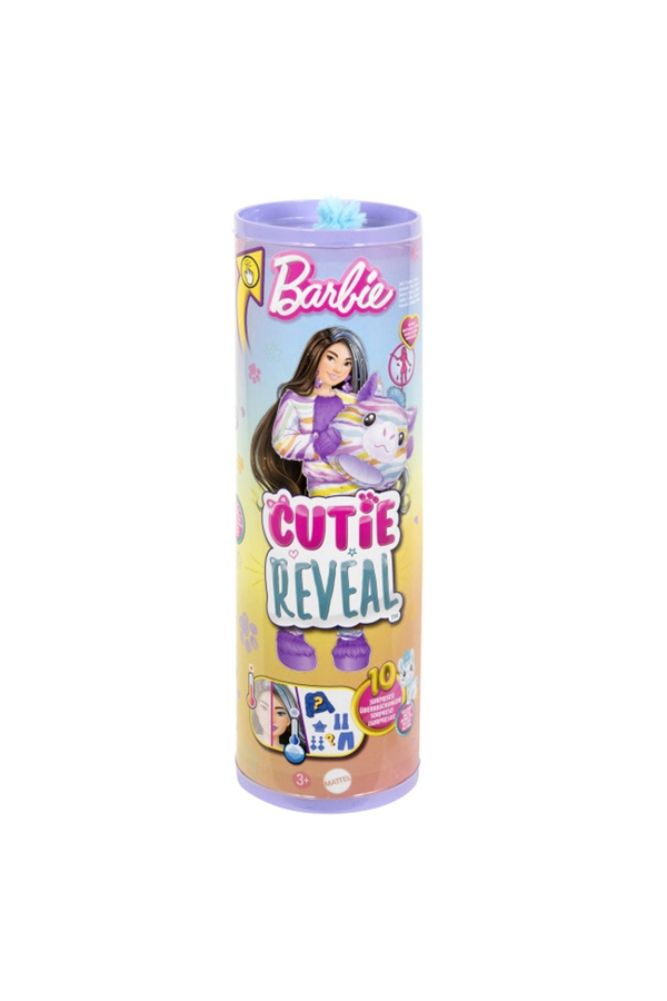 Игровой набор Barbie Cutie Reveal - Цветные пушистики зебра цвет разноцветный ЦБ-00259353 SKT001019285 фото