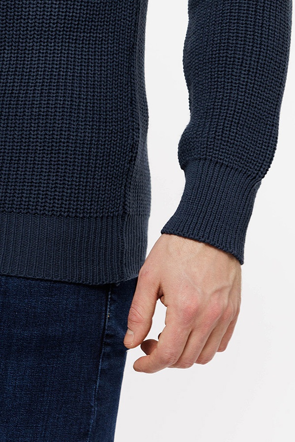Чоловічий светр 50 колір індіго ЦБ-00203627 SKT000874418 фото