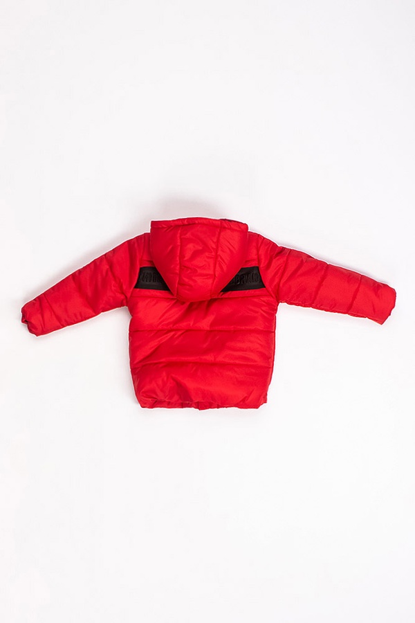 Куртка короткая на мальчика 110 цвет красный ЦБ-00177306 SKT000591453 фото