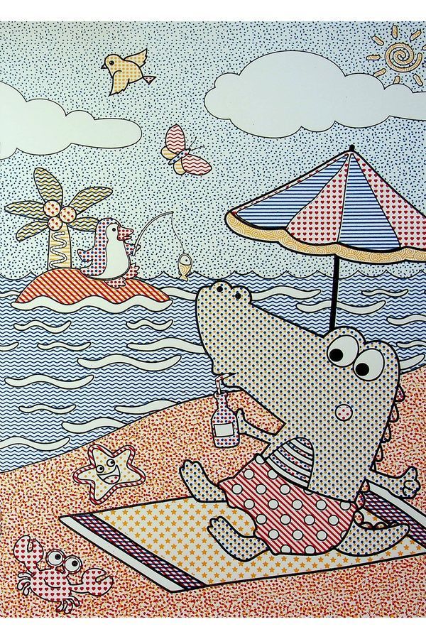 Книжка &laquo;Водяна суперрозмальовка: Кумедні тварини&raquo; для перших творчих відкриттів малюка Талант s-funnyanim ЦБ-00294449 фото