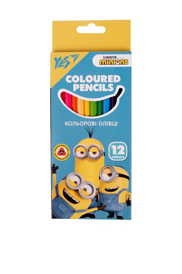 Карандаши цветные YES "Minions" цвет разноцветный ЦБ-00257083 SKT001011904 фото