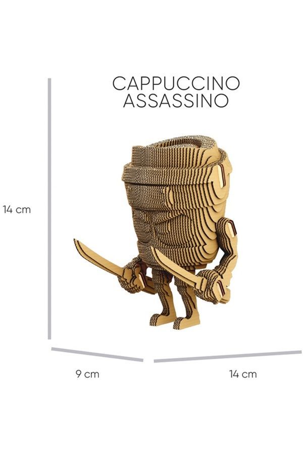 Картонный конструктор "Cartonic 3D Puzzle SURPRISE TRALALERO TRALALA & FRIENDS" Cartonic CARTSURPTRA ЦБ-00287130 фото