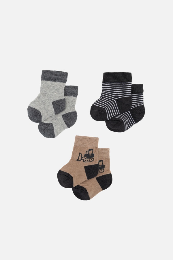 Набір шкарпеток для хлопчика 16-17 колір різнокольоровий ЦБ-00254921 SKT001006193 фото