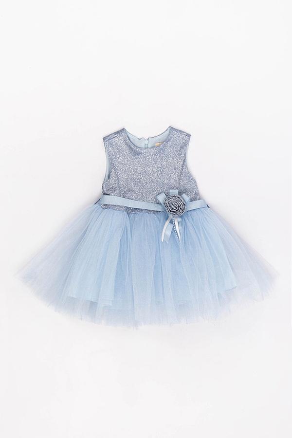 Сукня на дівчинку колір блакитний ЦБ-00180145 SKT000598986 фото