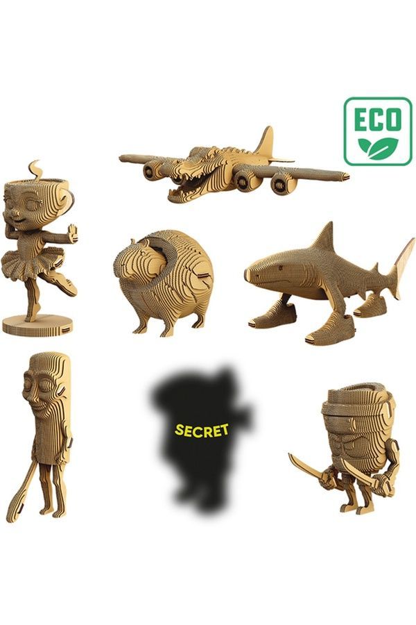 Картонный конструктор "Cartonic 3D Puzzle SURPRISE TRALALERO TRALALA & FRIENDS" Cartonic CARTSURPTRA ЦБ-00287130 фото