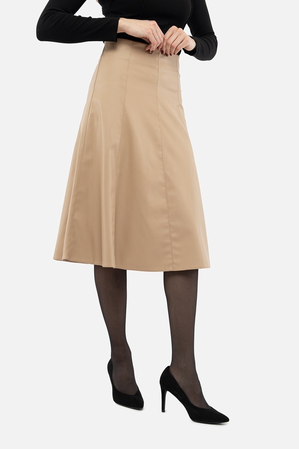 Женская юбка 44 цвет бежевый ЦБ-00241716 SKT000962524 фото