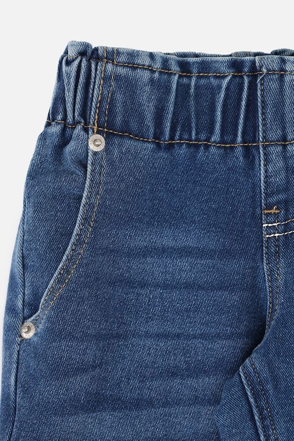 Джинсы wide leg для девочки цвет синий 110 ЦБ-00279812 фото