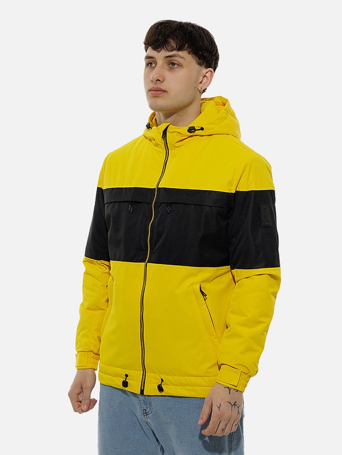 Чоловіча демісезонна куртка коротка 46 колір жовтий ЦБ-00210443 SKT000889801 фото